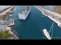 Η Πλωτή γέφυρα Λευκάδας ΑΝΩΘΕΝ - Aerial video by drone Dji Phantom 4