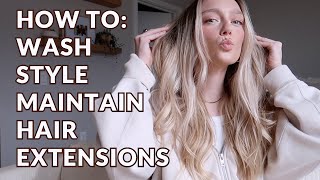 HAND TIED HAIR EXTENSIONS | 8 Tips For Taking Care Of Your Extensions So They Last OVER 1 YEAR!