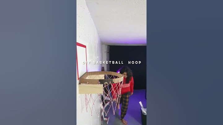 DIY Basketball hoop out of cardboard! #basketballhoop #basketballequipment #basketballhoops