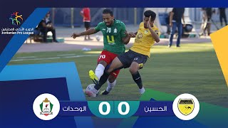 ملخص مباراة الحسين والوحدات 00  الدوري الأردني للمحترفين 2021