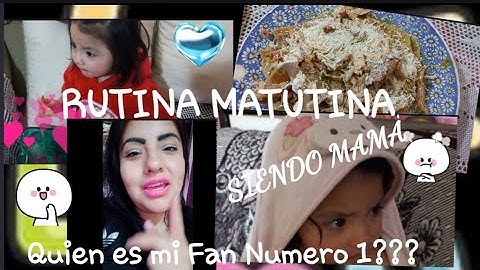 VLOG"RUTINA MATUTINA SIENDO MAMÁ"👩‍👧💞+QUIEN ES MI FAN #1😮??????