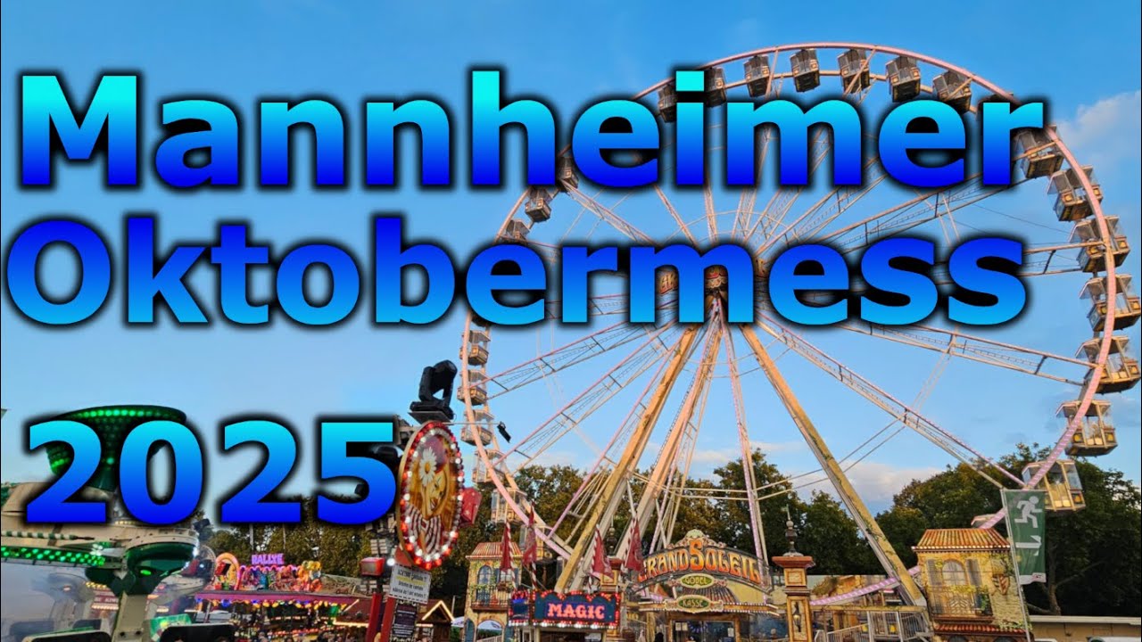 Mannheimer Herbstmesse 2025 – Rundgang, Eindrücke und Onrides.