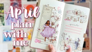 APRIL 2024 PLAN WITH ME | Cherry Blossoms & Cats