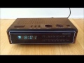 Panasonic Digital Alarm Clock Radio RC-6115 Vintage 1980s Electronics