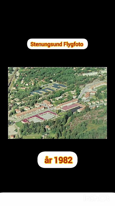 Stenungsund Flygfoto år 1982