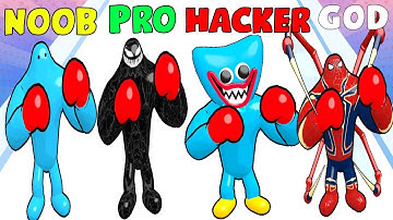 NOOB vs PRO vs HACKER vs GOD in Rage Control 3D