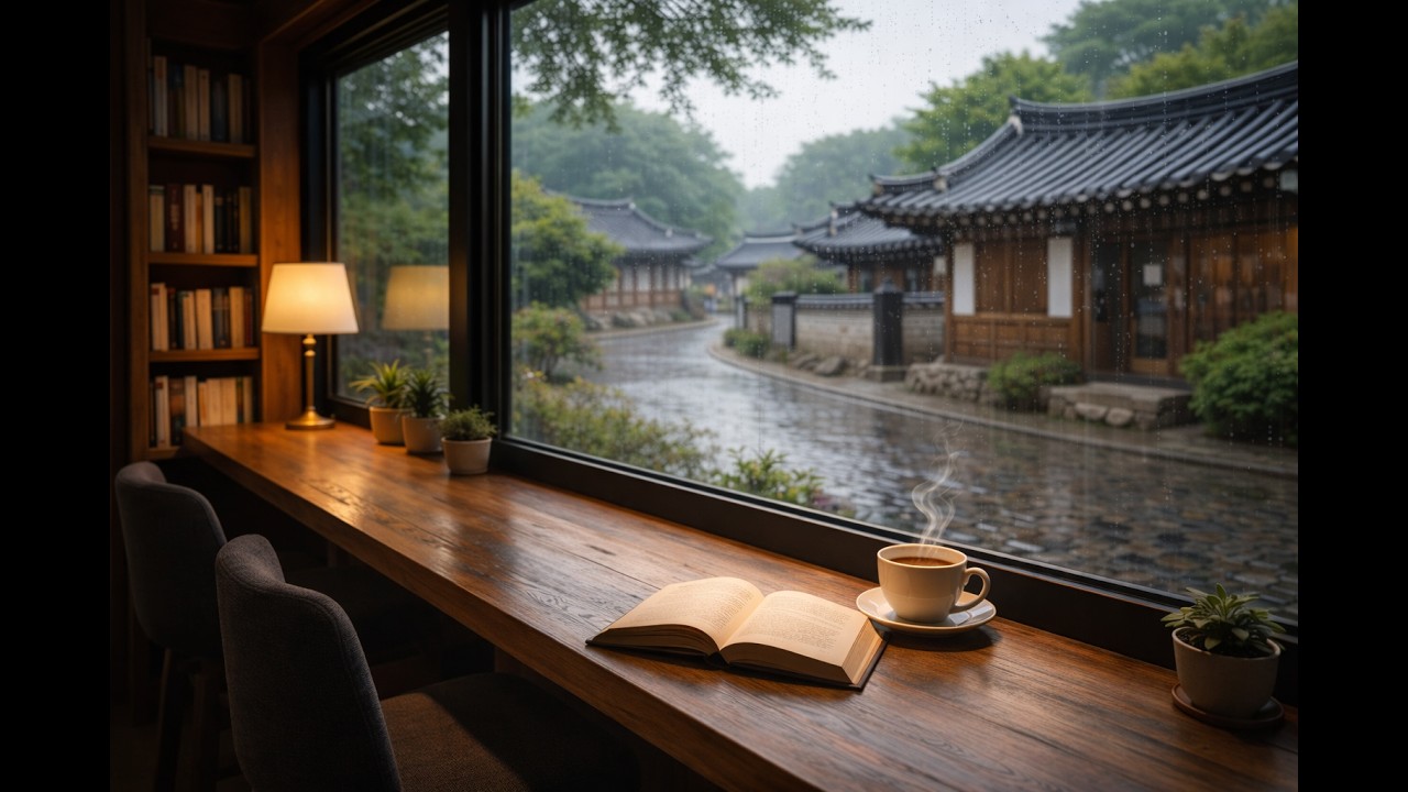 {Playlist} 비 내리는 카페 | 뉴에이지 피아노 | 독서·수면·집중 Cozy Cafe on a Rainy Day ...