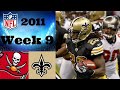 Buccaneers vs. Saints | NFL 2011 Week 9 Highlights