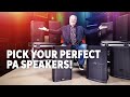 Choosing The Best Powered PA Speakers For You