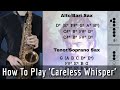 How To Play Careless Whisper On Sax With Backing Track And PDF Download 24 How To Play Careless Whisper On Sax With Backing Track And PDF Download 24