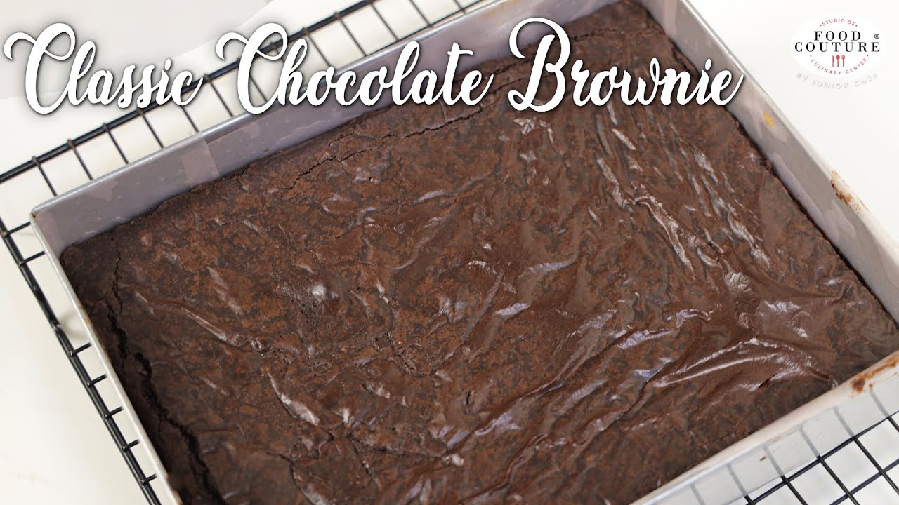 Classic Chocolate Brownie | Crinkle top Brownie n Dessert Recipe | Food Couture by Junior Chef