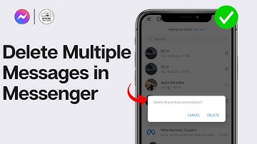 How to Delete Multiple Messages in Messenger 2024 | Bulk Delete Of Messages in Messenger