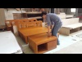 Hướng dẫn sử dụng giường đa năng kết hợp giữa ghế sofa và bàn trà