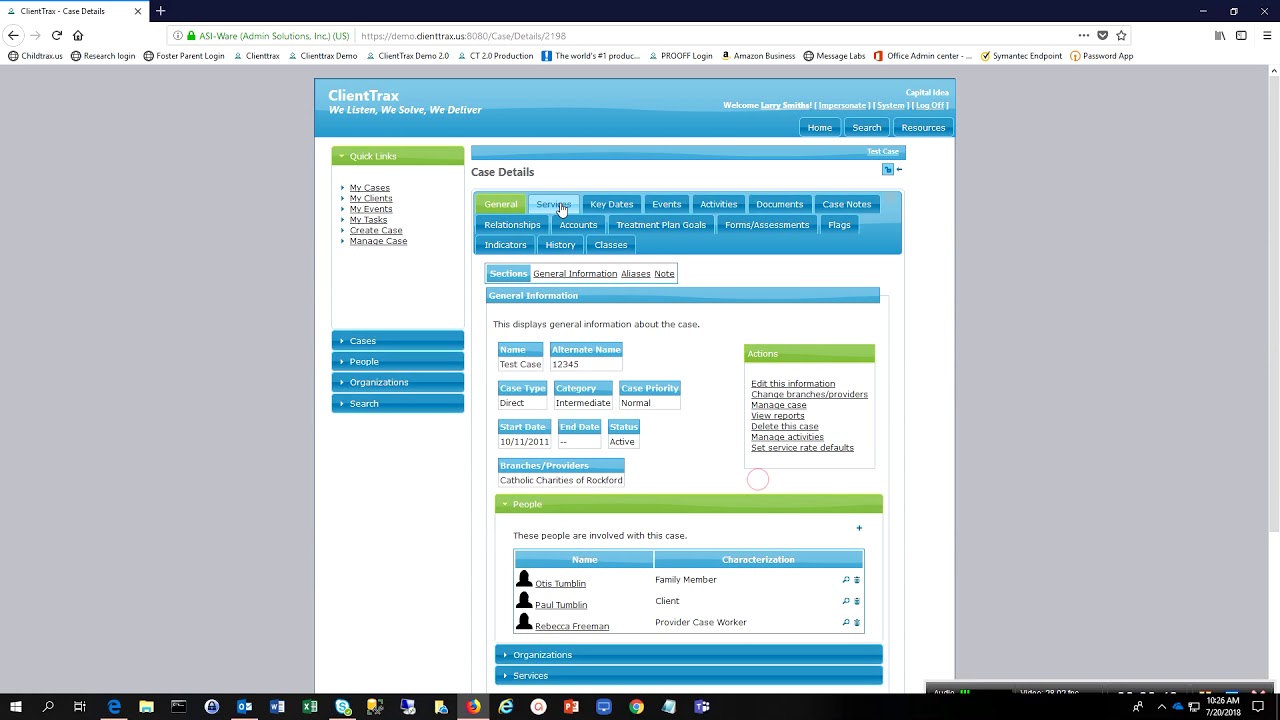 Managing Case Activities - YouTube