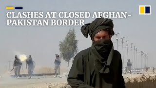 Tear gas fired during clashes at closed Afghanistan-Pakistan border crossing