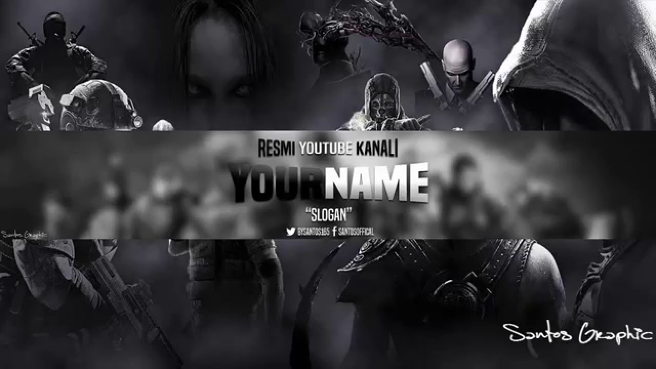 Speed Art 2 Free Youtube Gaming Banner Psd Youtube