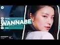 ITZY - WANNABE Line Distribution (Color Coded)