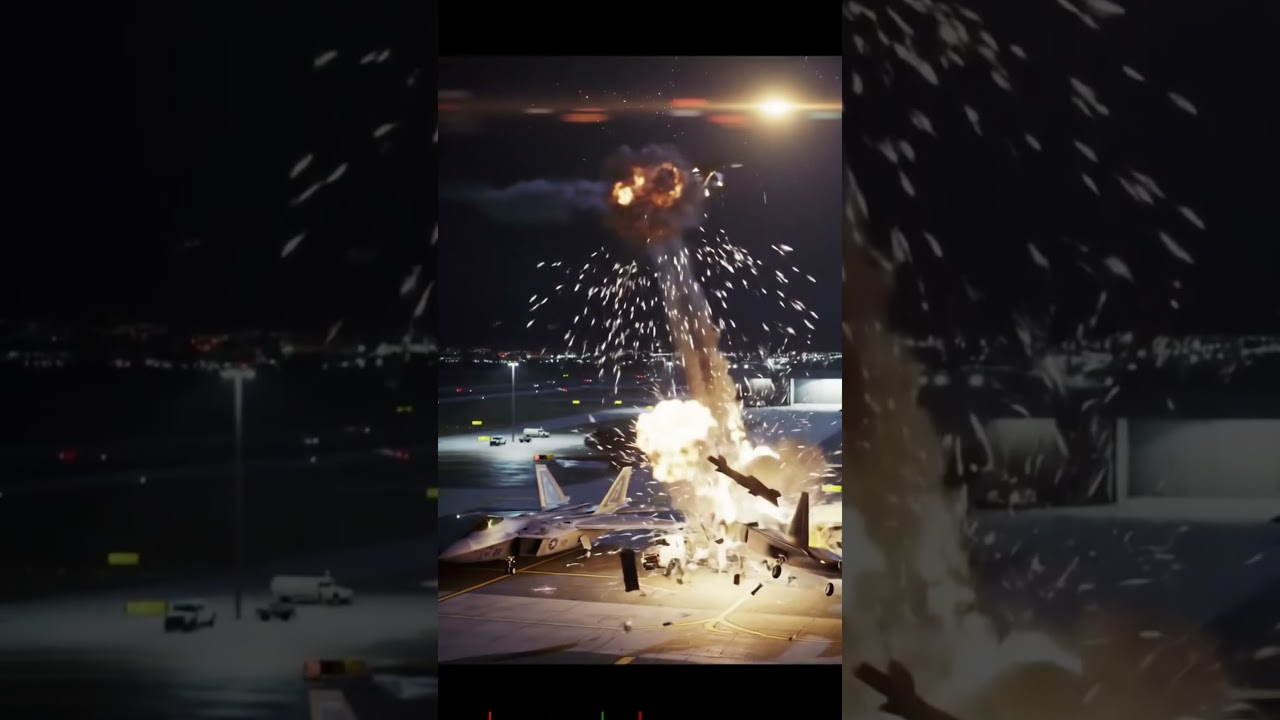 Iran Attacks U.S. Airbase in Qatar — Midnight Missile Strike Simulation 