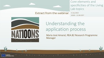 Maria José Amaral - Understanding the application process (EU Soil Mission)