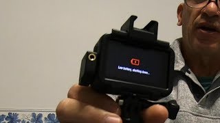 DJI Osmo Action FW 1.6.00.20 low battery shutdown screenshot 4