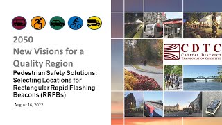 Pedestrian Safety Solutions: Selecting Locations for Rectangular Rapid Flashing Beacons (RRFBs)