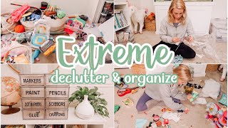 DECLUTTER AND ORGANIZE WITH ME // CLEAN WITH ME // CLEANING MOTIVATION // CLEAN DECLUTTER & ORGANIZE