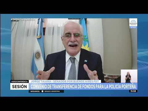 SDOR. JORGE TAIANA - SESIÓN ESPECIAL 10-12-20