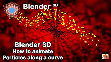 Animating particles on a curve in Blender 3D - Easy