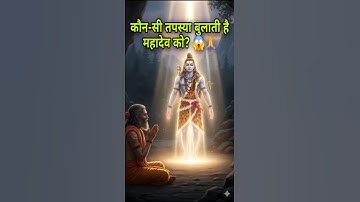 वो कौन सी तपस्या है? जिससे महादेव को प्रकट किया जा सकता है!😱 जाने रहस्य ♥️🙏 #mahadev #mahadevmystery