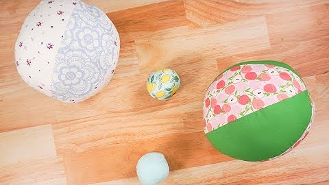 How to Make a Fabric Ball - Free Ball Sewing Pattern
