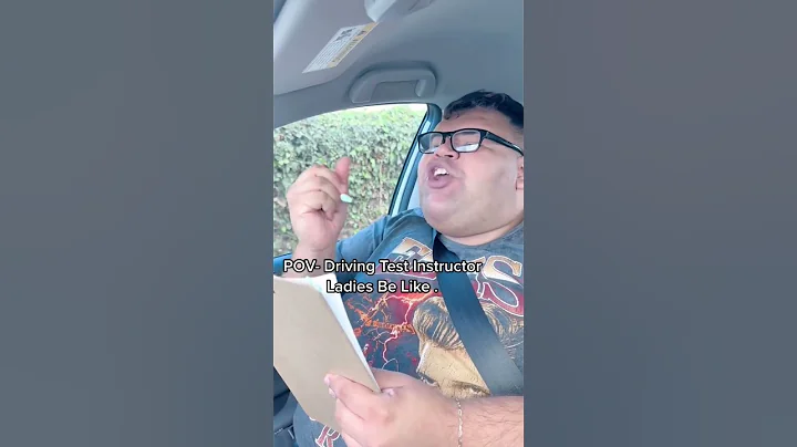 Driving test instructor ladies be like . #drivingtest #dmv #comedy .