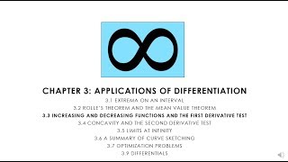 Calculus 3.3.2 The First Derivative Test