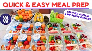 *NEW* QUICK & EASY MEAL PREP | BREAKFAST BENTOS | ADULT LUNCHABLES | WW POINTS, CALORIES  & PROTEIN
