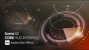 Futuristic HUD Interface Core 🔥 | Sci-Fi UI Elements for After Effects & Premiere Pro