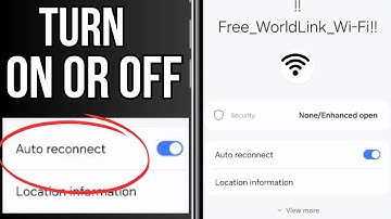 How to Turn ON or Turn OFF WiFi Auto Connect on Android Phones | Simple Guide