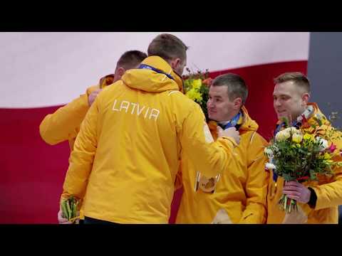 Video: Olimpiādē Vēl Viena Zelta Medaļa Bobslejā