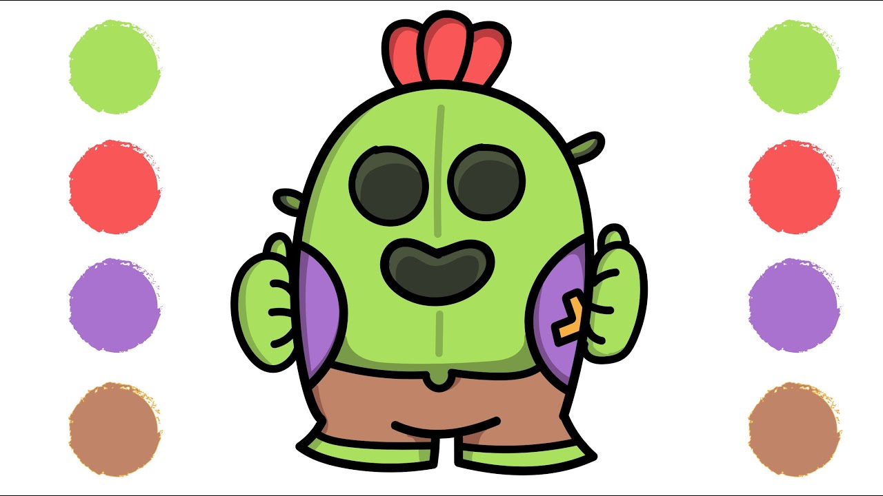 Спайк из бс рисунок