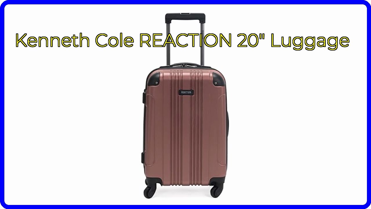 REVIEW (2025): Kenneth Cole REACTION 20" Luggage. First Look.