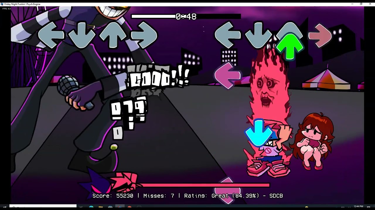 FNF Crimson Carnival Mod Demo(but with a twist)