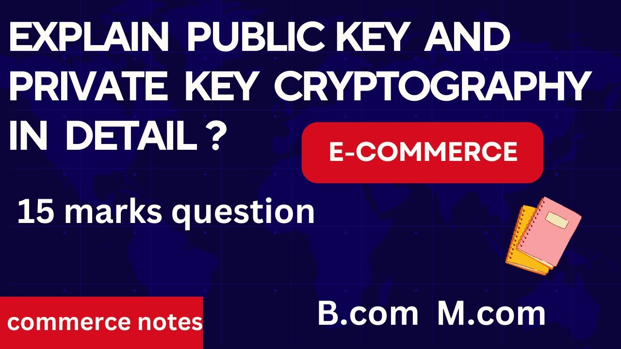 Public key and private key cryptography in detail | E-Commerce | B.com ...