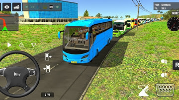 euro coach bus simulator 💥 || indonesia bus simulator part-1 #bus #game #simulator #aksgamerz