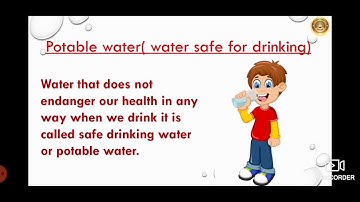 Std-IV.    Subject-EVS I.  L.no-4 Water Safe For Drinking (part-3)