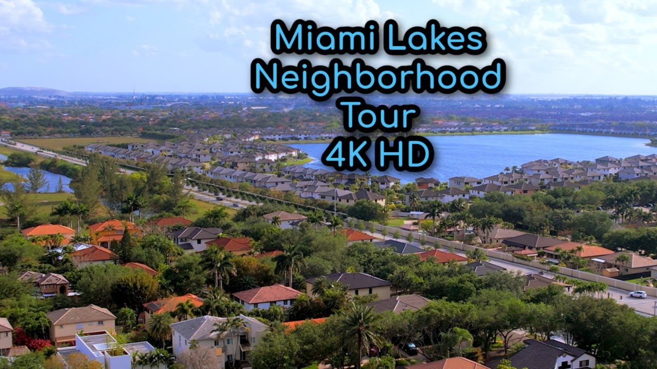 Miami Lakes in 4K | Miami | Florida | Neighborhood Tour