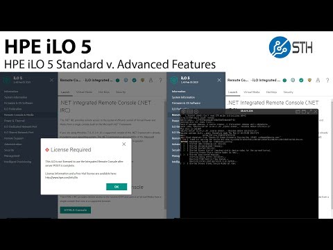HPE iLO 5 Standard v Advanced ProLiant Gen10 Walkthrough