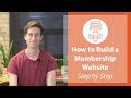 How to create a membership site  easy step by step