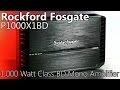 Rockford Fosgate P1000X1BD 1,000 Watt Car Subwoofer Amplifier
