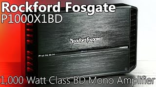 Rockford Fosgate P1000X1BD 1,000 Watt Car Subwoofer Amplifier