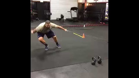 Lateral crossover sled drags