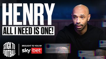 Henry: Arsenal Glory, Barca Battles & Premier League Legacy | Stick to Football EP 85