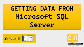 Power BI Tutorial || Getting Data From Microsoft SQL Server Database